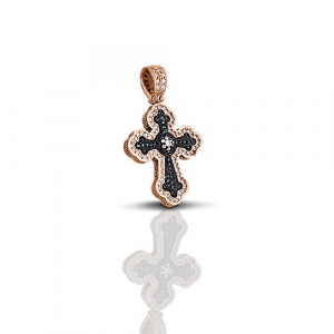 Cross with Zircon Stones C244