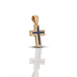 Cross with Zircon Stones C246