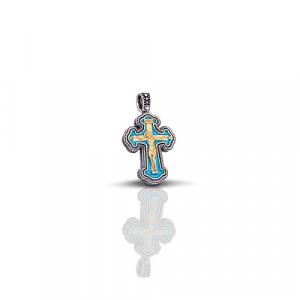 Cross with Enamel C10