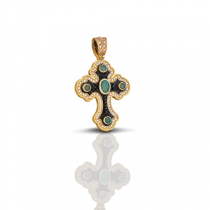 Cross with Precious Stones C252